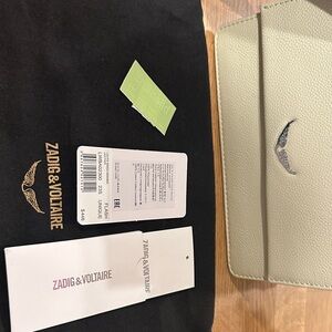 Zadig & Voltaire Light Cream Leather Accessory